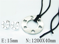 HY Wholesale 316L Stainless Steel jewelry Set-HY21S0180HKX