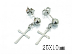 HY Wholesale 316L Stainless Steel Drops Earrings-HY67E0301IL