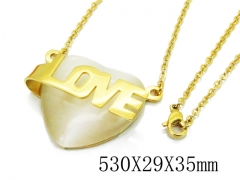 HY Wholesale Stainless Steel 316L Necklaces-HY64N0092HID