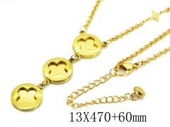 HY Wholesale Stainless Steel 316L Necklaces-HY64N0094HLD