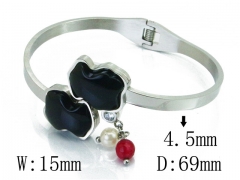 HY Stainless Steel 316L Bangle (Bear Style)-HY64B1412HOQ