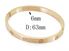 HY Wholesale 316L Stainless Steel Popular Bangle-HY14B0195HIA