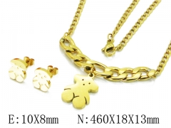 HY 316L Stainless Steel jewelry Bears Set-HY21S0183HNE