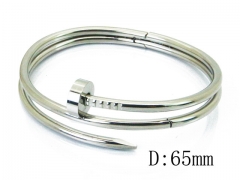 HY Wholesale 316L Stainless Steel Popular Bangle-HY64B1385HOZ