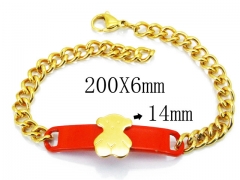 HY Wholesale Stainless Steel 316L Bracelets (Bear Style)-HY64B1362HIC