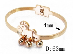 HY Wholesale 316L Stainless Steel Popular Bangle-HY64B1401HLA