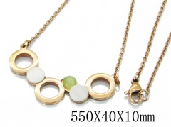 HY Wholesale Stainless Steel 316L Necklaces-HY64N0097HID
