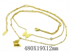 HY Stainless Steel 316L Necklaces (Animal Style)-HY32N0115HEE