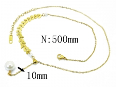 HY Wholesale Necklace (Pearl)-HY32N0124PL