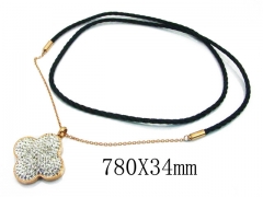 HY Wholesale| Popular CZ Necklaces-HY64N0089IWW