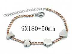 HY Wholesale Stainless Steel 316L Bracelets (Bear Style)-HY64B1367IAA