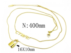 HY Wholesale Stainless Steel 316L Necklaces-HY32N0127HZL