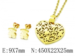 HY 316L Stainless Steel jewelry Bears Set-HY21S0187HNW