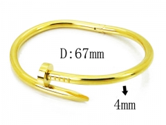 HY Wholesale 316L Stainless Steel Popular Bangle-HY64B1388HKW