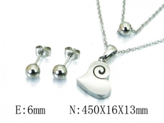 HY Wholesale 316L Stainless Steel Lover jewelry Set-HY91S0860OX