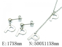 HY Wholesale 316 Stainless Steel Font jewelry Set-HY59S1604KLA