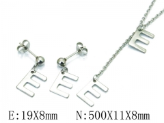 HY Wholesale 316 Stainless Steel Font jewelry Set-HY59S1615KLE