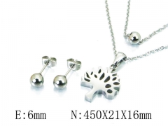 HY Stainless Steel jewelry Plant Style Set-HY91S0853OA