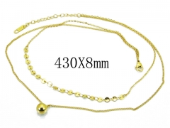 HY Wholesale Stainless Steel 316L Necklaces-HY32N0137PF