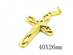 HY 316L Stainless Steel Cross Pendants-HY09P1097P5