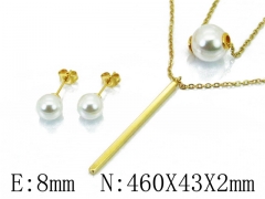 HY Stainless Steel jewelry Pearl Set-HY59S1512HCC