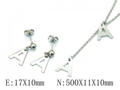 HY Wholesale 316 Stainless Steel Font jewelry Set-HY59S1619KLA