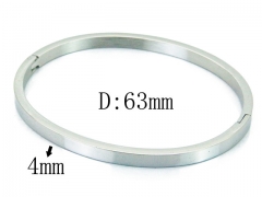 HY Wholesale 316L Stainless Steel Popular Bangle-HY59B0616ML