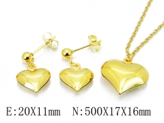 HY Wholesale 316L Stainless Steel Lover jewelry Set-HY59S1538LD