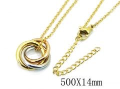 HY Wholesale Stainless Steel 316L Necklaces-HY59N0006LL