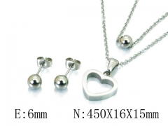 HY Wholesale 316L Stainless Steel Lover jewelry Set-HY91S0861OD