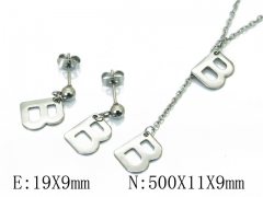 HY Wholesale 316 Stainless Steel Font jewelry Set-HY59S1618KLB