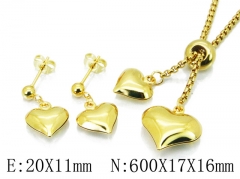 HY Wholesale 316L Stainless Steel Lover jewelry Set-HY59S1534HAA