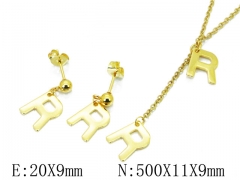 HY Wholesale 316 Stainless Steel Font jewelry Set-HY59S1576LLR