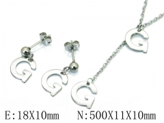 HY Wholesale 316 Stainless Steel Font jewelry Set-HY59S1613KLG