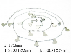 HY Wholesale 316L Stainless Steel Lover jewelry Set-HY59S1484OL