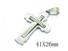 HY 316L Stainless Steel Cross Pendants-HY09P1092PQ