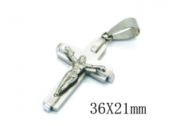 HY 316L Stainless Steel Cross Pendants-HY09P1102OL