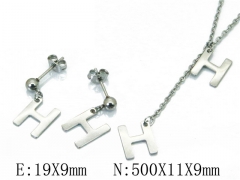 HY Wholesale 316 Stainless Steel Font jewelry Set-HY59S1612KLB