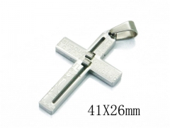 HY 316L Stainless Steel Cross Pendants-HY09P1089PU