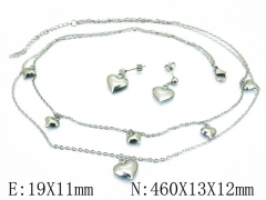HY Wholesale 316L Stainless Steel Lover jewelry Set-HY59S1519OL