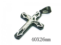 HY 316L Stainless Steel Cross Pendants-HY09P1099PL
