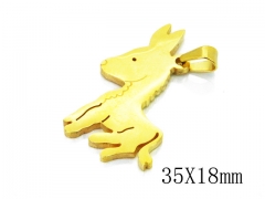 HY 316L Stainless Steel Animal Pendant-HY12P0950IL