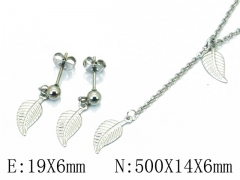 HY Stainless Steel jewelry Plant Style Set-HY59S1564KLA