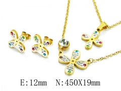 HY Stainless Steel jewelry Plant Style Set-HY12S0891PL