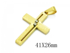 HY 316L Stainless Steel Cross Pendants-HY09P1090PL