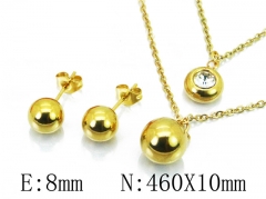 HY Wholesale 316L Stainless Steel CZ jewelry Set-HY59S1508HXX