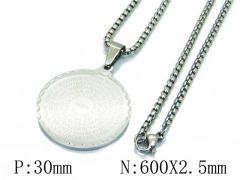 HY Wholesale Stainless Steel 316L Necklaces-HY09N1011PB