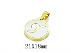 HY Wholesale 316L Stainless Steel Pendant-HY12P0930JLY