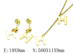 HY Wholesale 316 Stainless Steel Font jewelry Set-HY59S1586LLB