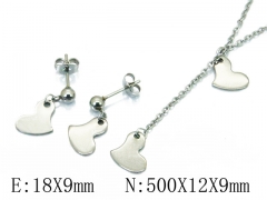 HY Wholesale 316L Stainless Steel Lover jewelry Set-HY59S1557KLX